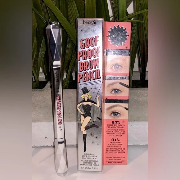 BNIB Benefit Cosmetics Goof Proof Waterproof Easy Shape & Fill Brow Pencil - 2 - Picture 2 of 10